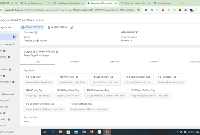setup or fix facebook pixel, conversion API, and tracking